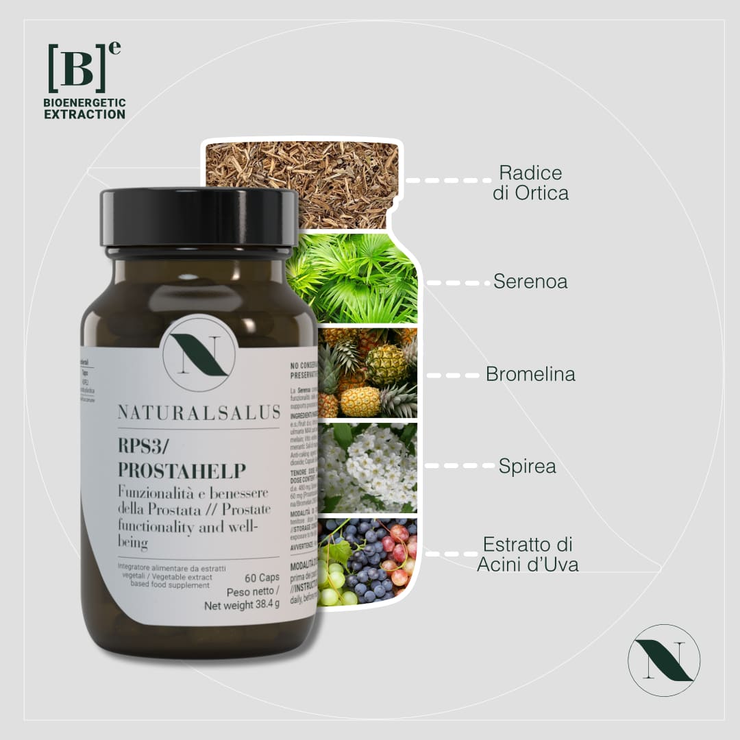 Integratore naturale per la prostata - PROSTAHELP (2 scatole)